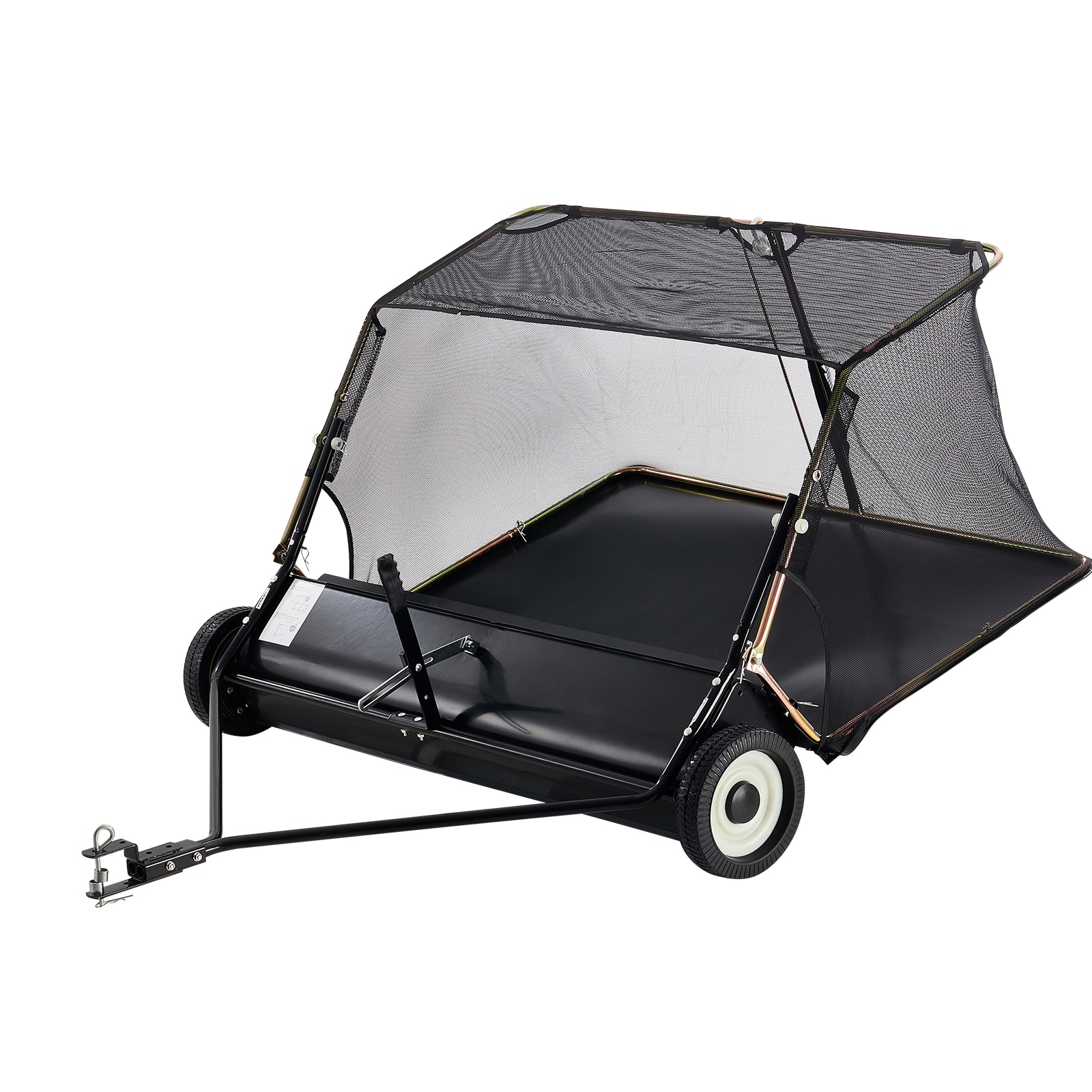 Lawn Sweeper Tow Behind 52 Inch Large Grass Collector For Garden_voghion.com